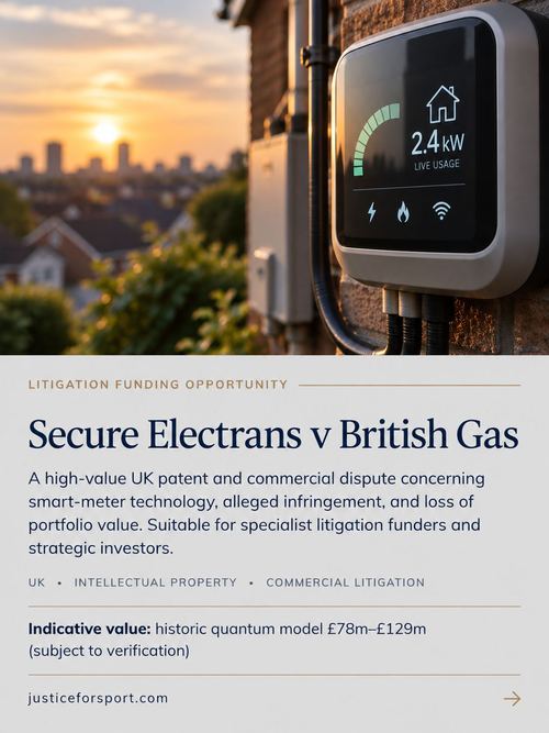 British Gas Patent Matters poster