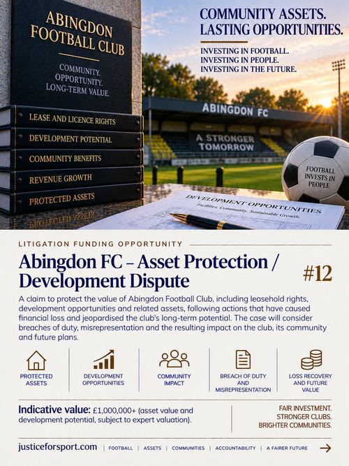 Football Property Matters poster